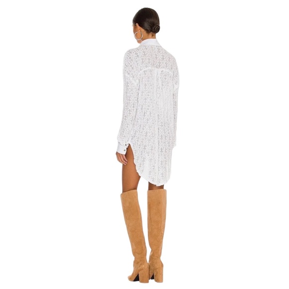 NWT Free People Womens Must Have Tunic in Ivory - Picture 3 of 4